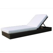 Cama de Piscina em Resina Entranada - Chocolate